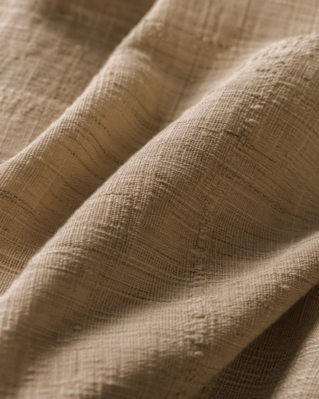 Close-up of Northeast handloom textile weave