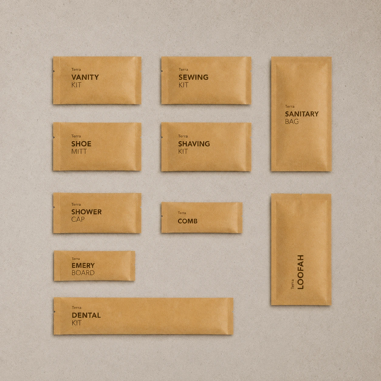 The Terra Collection — what your guests would receive